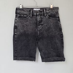 Abercrombie Kids Black Denim Shorts